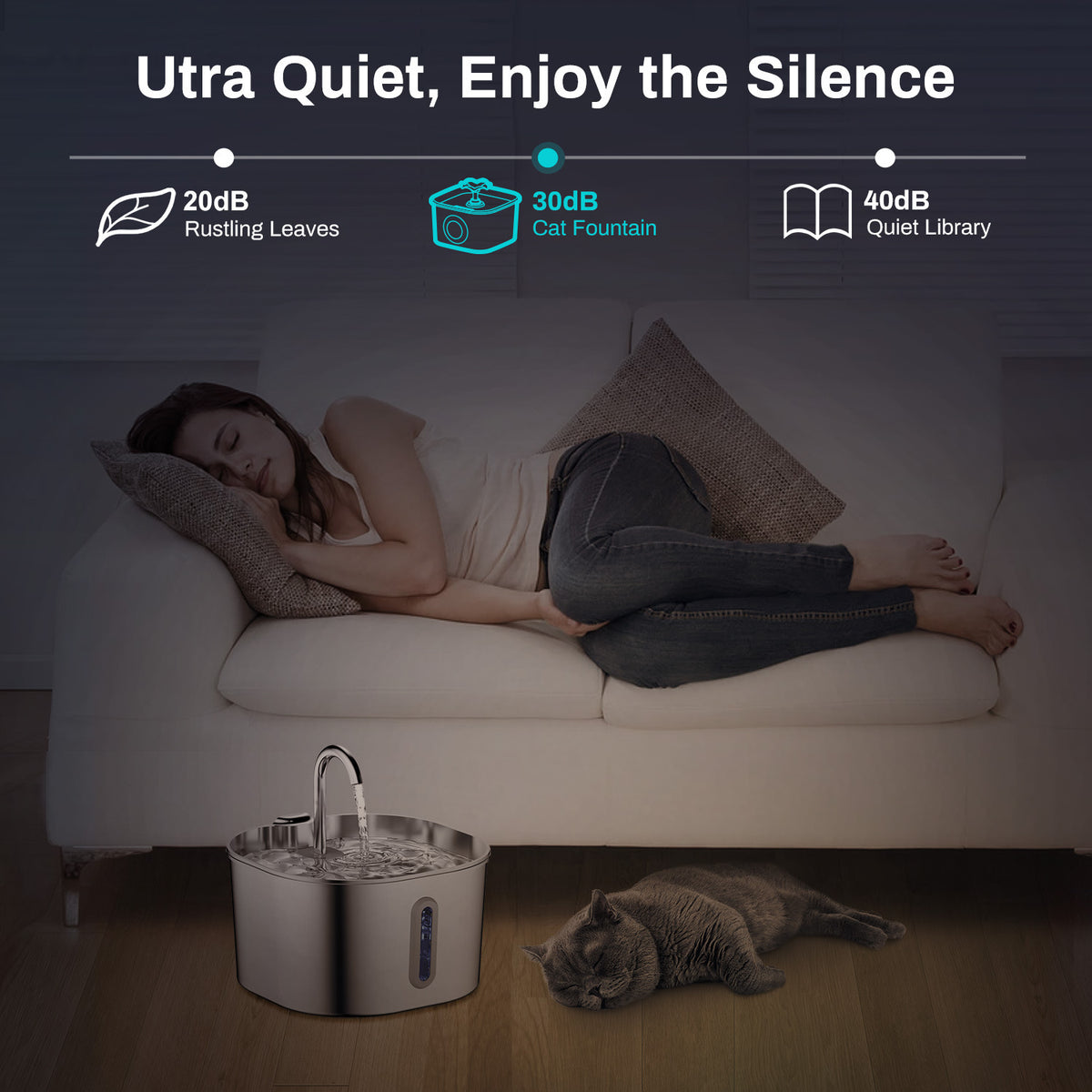 Smart Pet Water Fountain Dispenser